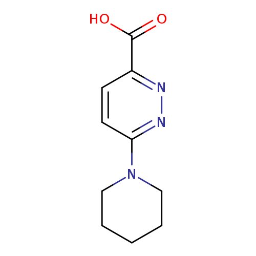 6-(piperidin-1-yl)pyridazine-3-carboxylic acid
