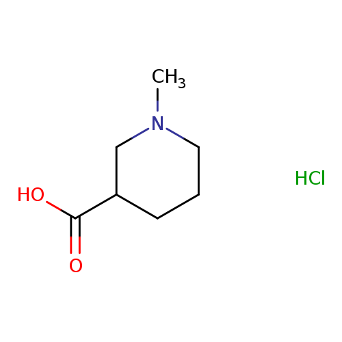 3-Piperidinecarboxylic acid, 1-methyl-, hydrochloride (1:1)