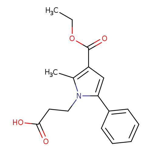 3-[3-(Ethoxycarbonyl)-2-methyl-5-phenyl-1h-pyrrol-1-yl]propanoic acid
