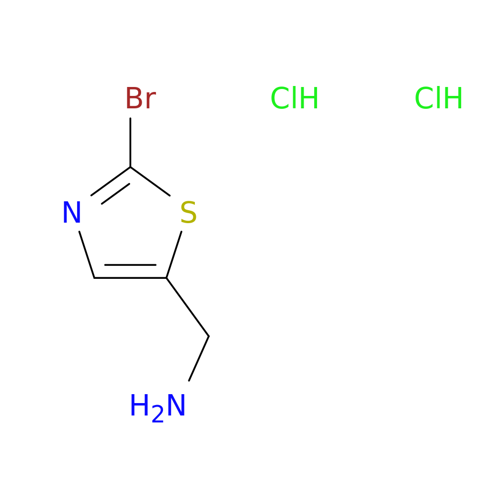 (2-bromo-1,3-thiazol-5-yl)methanamine dihydrochloride