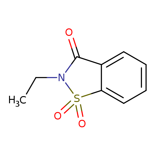 1,2-Benzisothiazol-3(2H)-one,2-ethyl-, 1,1-dioxide
