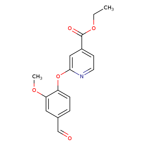 Ethyl 2-(4-formyl-2-methoxyphenoxy)isonicotinate