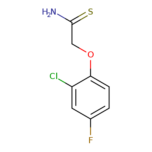 2-(2-Chloro-4-fluorophenoxy)ethanethioamide