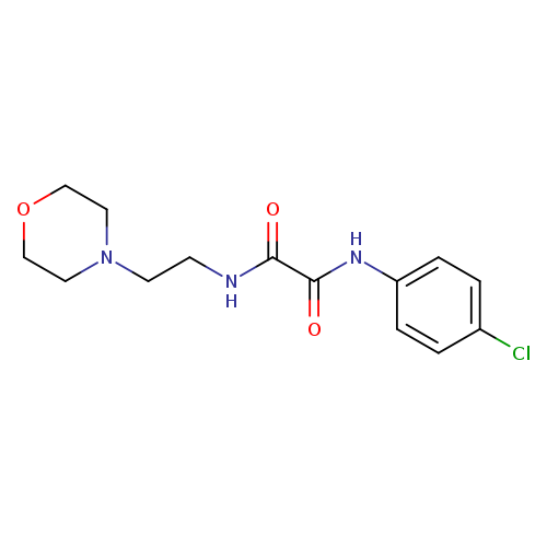 N'-(4-chlorophenyl)-N-[2-(morpholin-4-yl)ethyl]ethanediamide