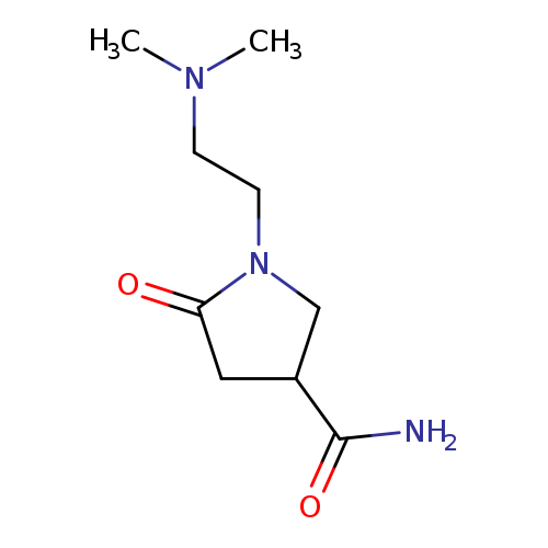 1-[2-(DIMETHYLAMINO)ETHYL]-5-OXOPYRROLIDINE-3-CARBOXAMIDE