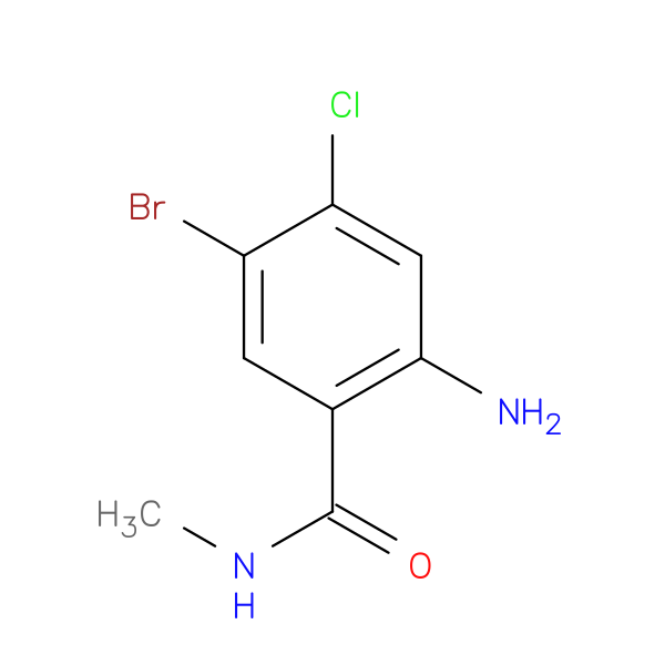 2-amino-5-bromo-4-chloro-N-methylbenzamide
