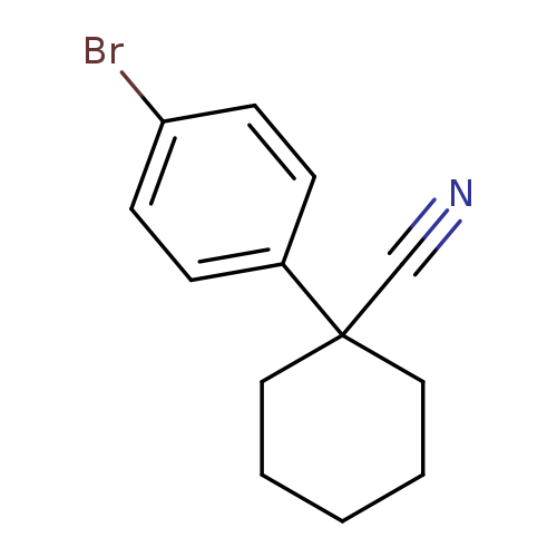 1-(4-bromophenyl)cyclohexane-1-carbonitrile