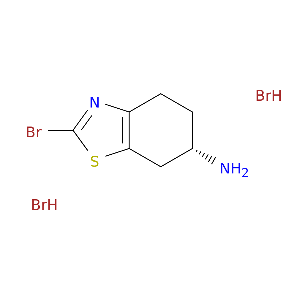 (6S)-2-bromo-4,5,6,7-tetrahydro-1,3-benzothiazol-6-amine dihydrobromide