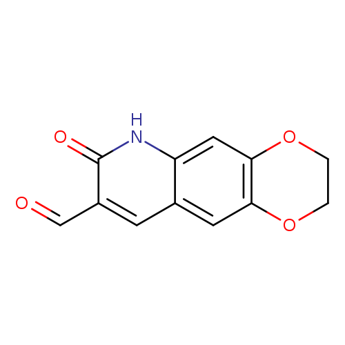 7-Oxo-2,3,6,7-tetrahydro[1,4]dioxino[2,3-g]quinoline-8-carbaldehyde