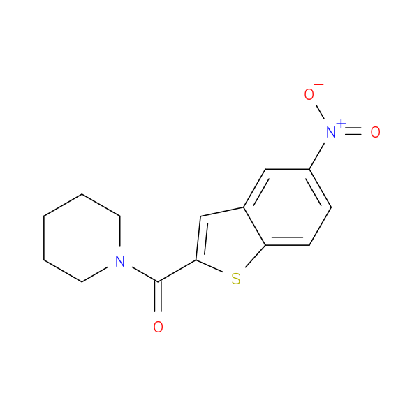Piperidine, 1-[(5-nitrobenzo[b]thien-2-yl)carbonyl]-