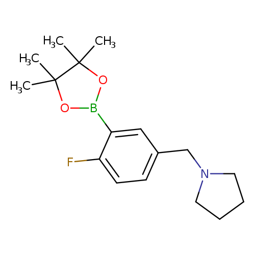 2-Fluoro--5-pyrrolidinomethylphenylboronic acid, pinacol ester