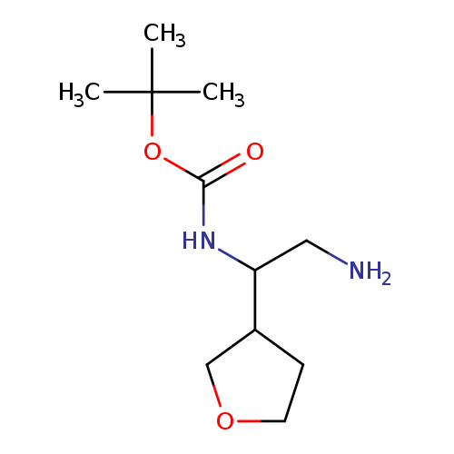 tert-butylN-[2-amino-1-(oxolan-3-yl)ethyl]carbamate