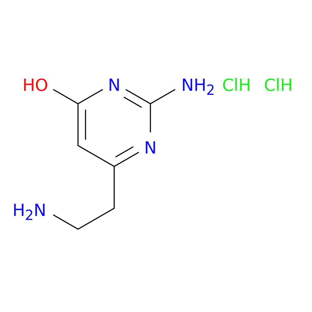 2-amino-6-(2-aminoethyl)pyrimidin-4-ol dihydrochloride