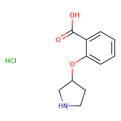 2-(pyrrolidin-3-yloxy)benzoic acid hydrochloride