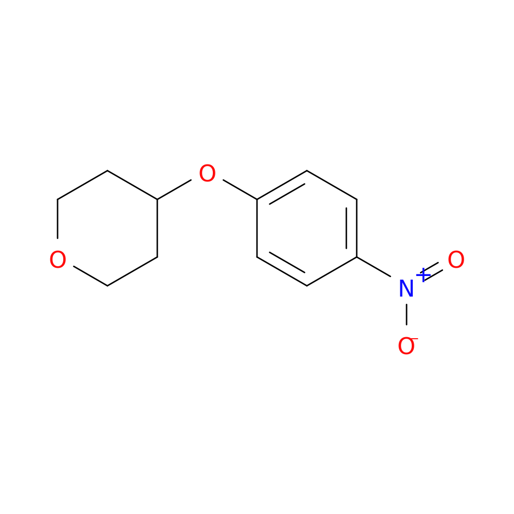 4-(4-Nitrophenoxy)tetrahydro-2H-pyran