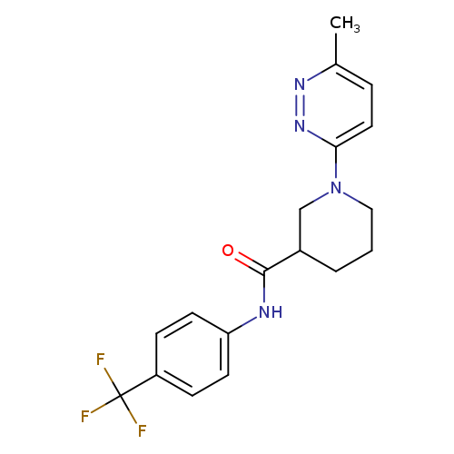 1-(6-methylpyridazin-3-yl)-N-[4-(trifluoromethyl)phenyl]piperidine-3-carboxamide