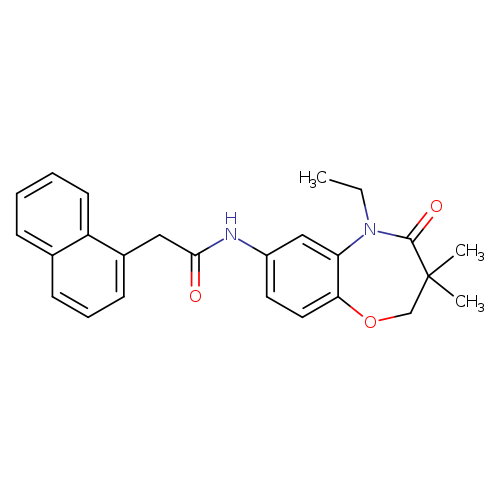 N-(5-ethyl-3,3-dimethyl-4-oxo-2,3,4,5-tetrahydro-1,5-benzoxazepin-7-yl)-2-(naphthalen-1-yl)acetamide