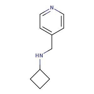 N-[(Pyridin-4-yl)methyl]cyclobutanamine