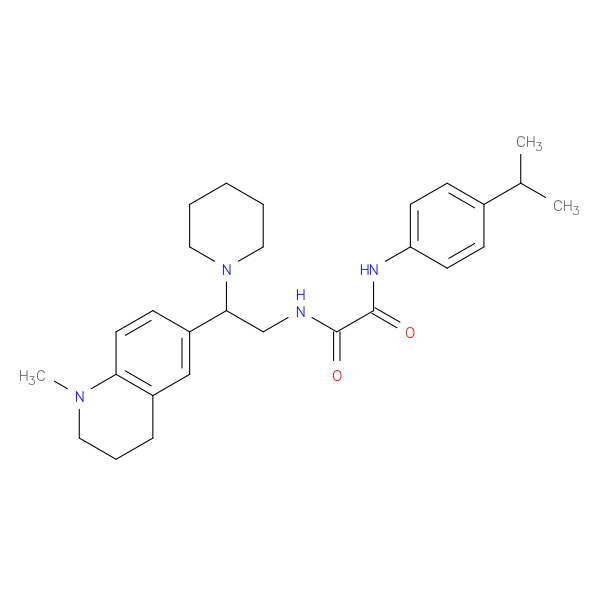 N-[2-(1-methyl-1,2,3,4-tetrahydroquinolin-6-yl)-2-(piperidin-1-yl)ethyl]-N'-[4-(propan-2-yl)phenyl]ethanediamide