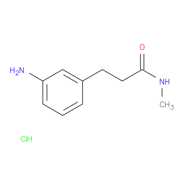 3-(3-Aminophenyl)-N-methylpropanamide hydrochloride