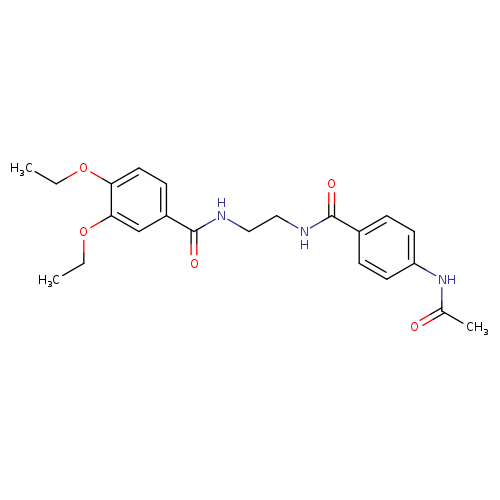 N-{2-[(3,4-diethoxyphenyl)formamido]ethyl}-4-acetamidobenzamide