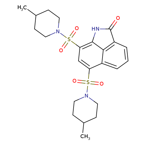 9,11-bis[(4-methylpiperidin-1-yl)sulfonyl]-2-azatricyclo[6.3.1.0^{4,12}]dodeca-1(11),4,6,8(12),9-pentaen-3-one
