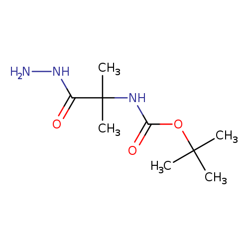Alanine, N-[(1,1-dimethylethoxy)carbonyl]-2-methyl-, hydrazide (9CI)