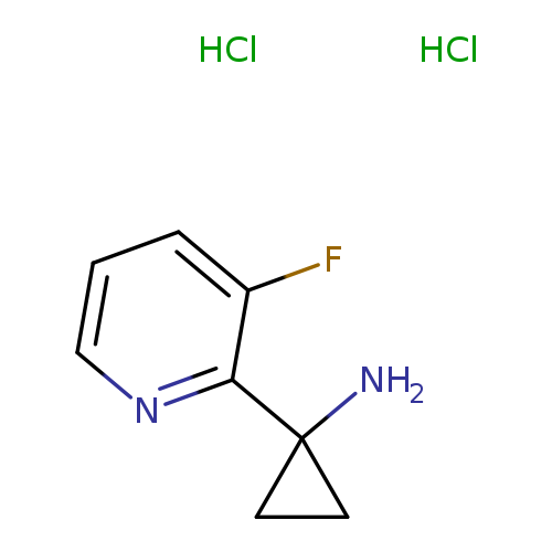1-(3-fluoropyridin-2-yl)cyclopropan-1-amine dihydrochloride