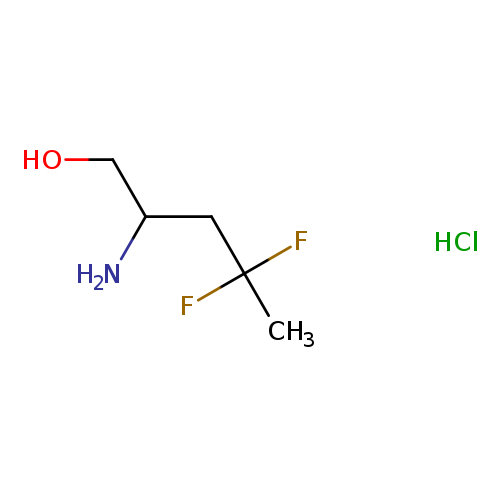2-amino-4,4-difluoropentan-1-olhydrochloride