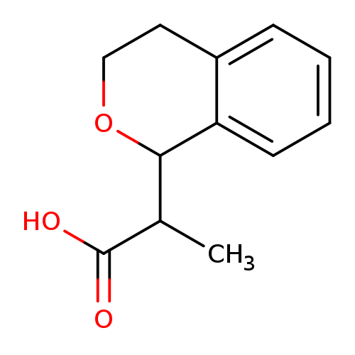 2-(3,4-dihydro-1H-2-benzopyran-1-yl)propanoicacid