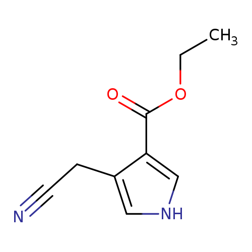 ethyl 4-(cyanomethyl)-1H-pyrrole-3-carboxylate