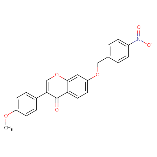 3-(4-methoxyphenyl)-7-[(4-nitrophenyl)methoxy]-4H-chromen-4-one