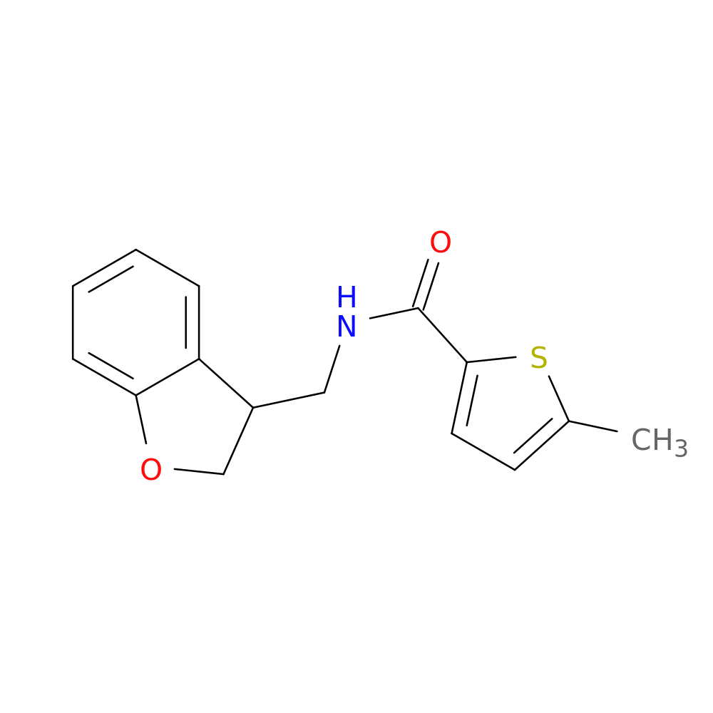 N-[(2,3-dihydro-1-benzofuran-3-yl)methyl]-5-methylthiophene-2-carboxamide