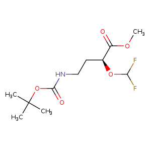 methyl (2S)-4-{[(tert-butoxy)carbonyl]amino}-2-(difluoromethoxy)butanoate