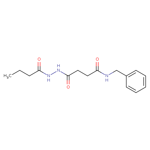 N-benzyl-4-(2-butyrylhydrazino)-4-oxobutanamide