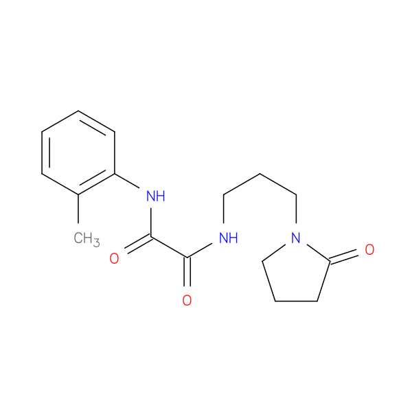 N'-(2-methylphenyl)-N-[3-(2-oxopyrrolidin-1-yl)propyl]ethanediamide