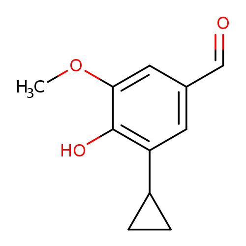3-cyclopropyl-4-hydroxy-5-methoxybenzaldehyde