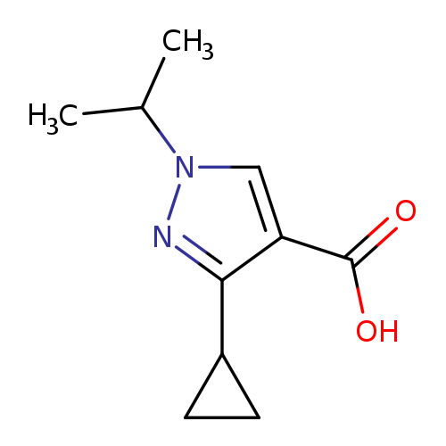 3-cyclopropyl-1-(propan-2-yl)-1H-pyrazole-4-carboxylic acid