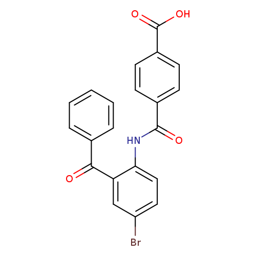 4-[(2-benzoyl-4-bromophenyl)carbamoyl]benzoic acid