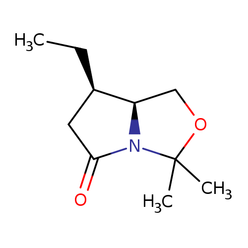 (7R,7As)-7-ethyl-3,3-dimethyl-hexahydropyrrolo[1,2-c][1,3]oxazol-5-one