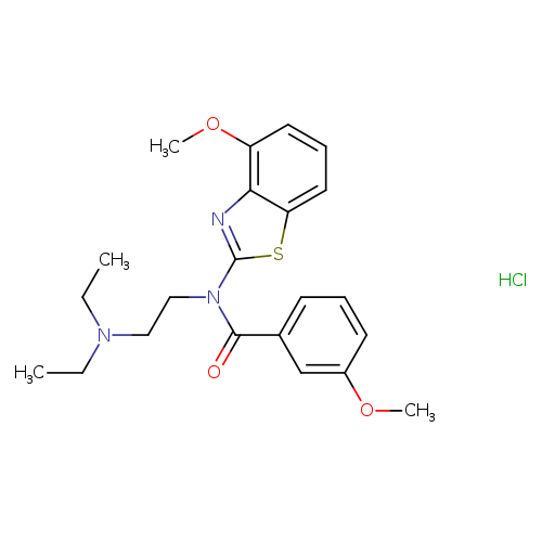 N-[2-(diethylamino)ethyl]-3-methoxy-N-(4-methoxy-1,3-benzothiazol-2-yl)benzamide hydrochloride