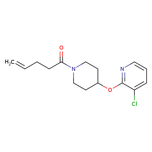 1-{4-[(3-chloropyridin-2-yl)oxy]piperidin-1-yl}pent-4-en-1-one