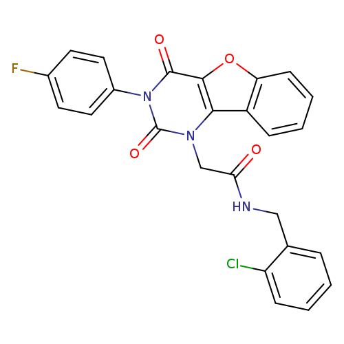 N-[(2-chlorophenyl)methyl]-2-[5-(4-fluorophenyl)-4,6-dioxo-8-oxa-3,5-diazatricyclo[7.4.0.0^{2,7}]trideca-1(9),2(7),10,12-tetraen-3-yl]acetamide