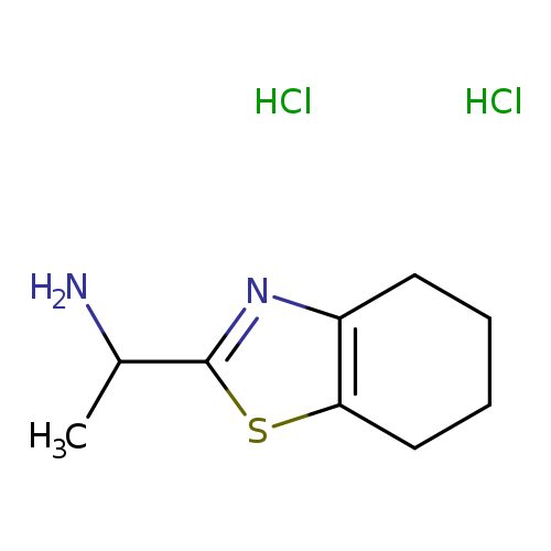 [1-(4,5,6,7-tetrahydro-1,3-benzothiazol-2-yl)ethyl]amine dihydrochloride