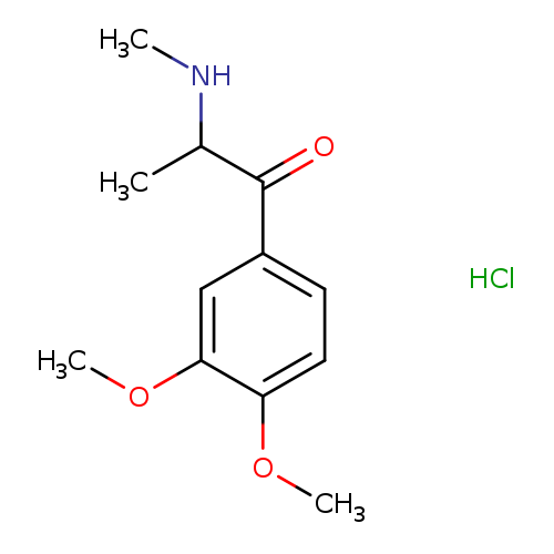 3,4-Dimethoxymethcathinone (hydrochloride)