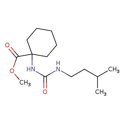 methyl 1-(3-isopentylureido)cyclohexanecarboxylate