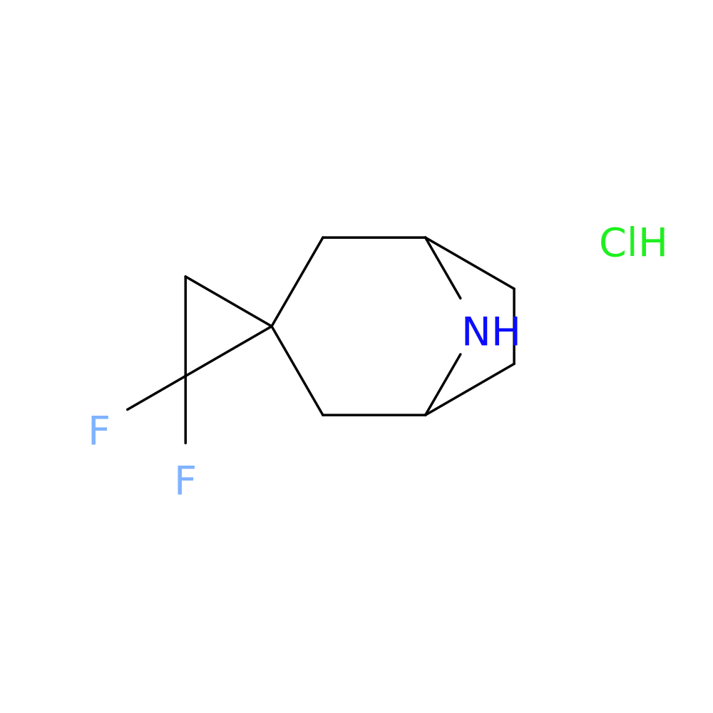 "2',2'-difluoro-8-azaspiro[bicyclo[3.2.1]octane-3,1'-cyclopropane] hydrochloride"