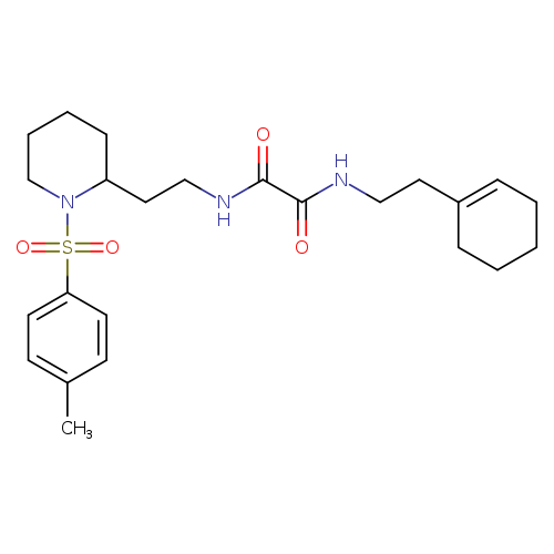 N'-[2-(cyclohex-1-en-1-yl)ethyl]-N-{2-[1-(4-methylbenzenesulfonyl)piperidin-2-yl]ethyl}ethanediamide