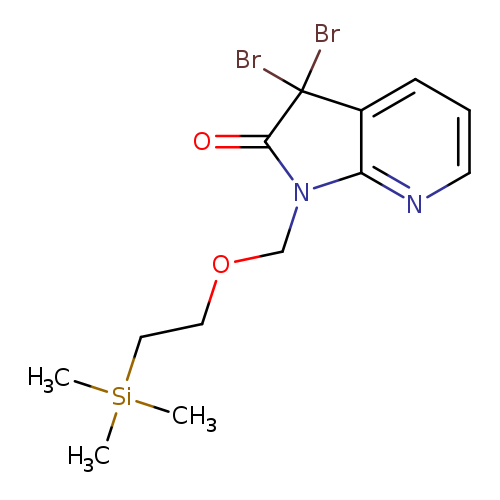 3,3-dibroMo-1-((2-(triMethylsilyl)ethoxy)Methyl)-1H-pyrrolo[2,3-b]pyridin-2(3H)-one