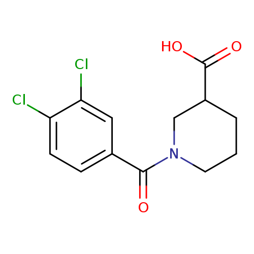 1-(3,4-dichlorobenzoyl)piperidine-3-carboxylic acid